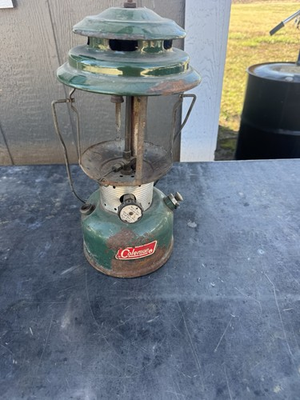 #ad #ad Vintage Coleman 220F Lantern Double Mantle No Globe $14.99