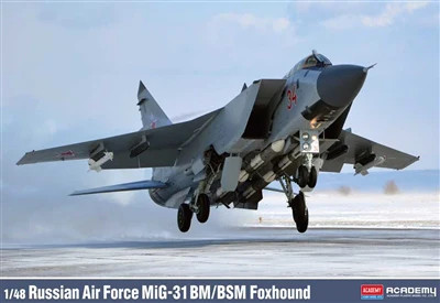 Academy 1/48 Russian Mig-31 BM/BSM Foxhound 12364'