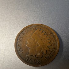 1903 Indian Head Small Cent Bronze Coin Philadelphia Mint