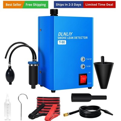 Smoke Machine Automotive Leak Detector - 12V DC EVAP Vacuum Smoke Leak Detect...