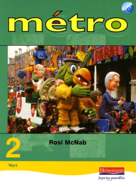 Metro 2 Vert Pupil Book Euro Edition by Rosi McNab (Paperback Book)