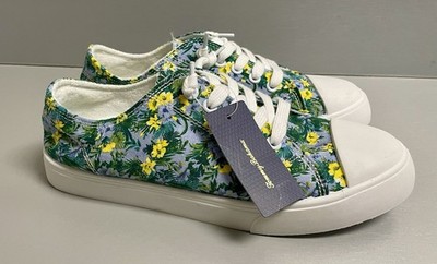Tommy Bahama Floral Canvas Sneakers COCO Style Size 8 m NWT