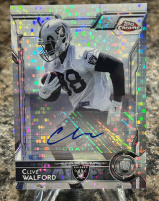 2015 TOPPS CHROME MINI CLIVE WALFORD PULSAR