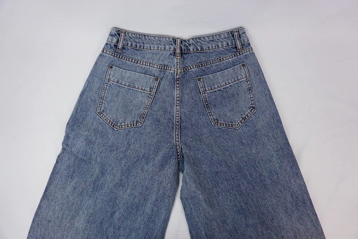 【AAKE】23FW★ AA OVERLAP LOOSE FIT DENIM AA OVERLAP LOOSE FIT DENIM (light blue!) - AAKE | 60