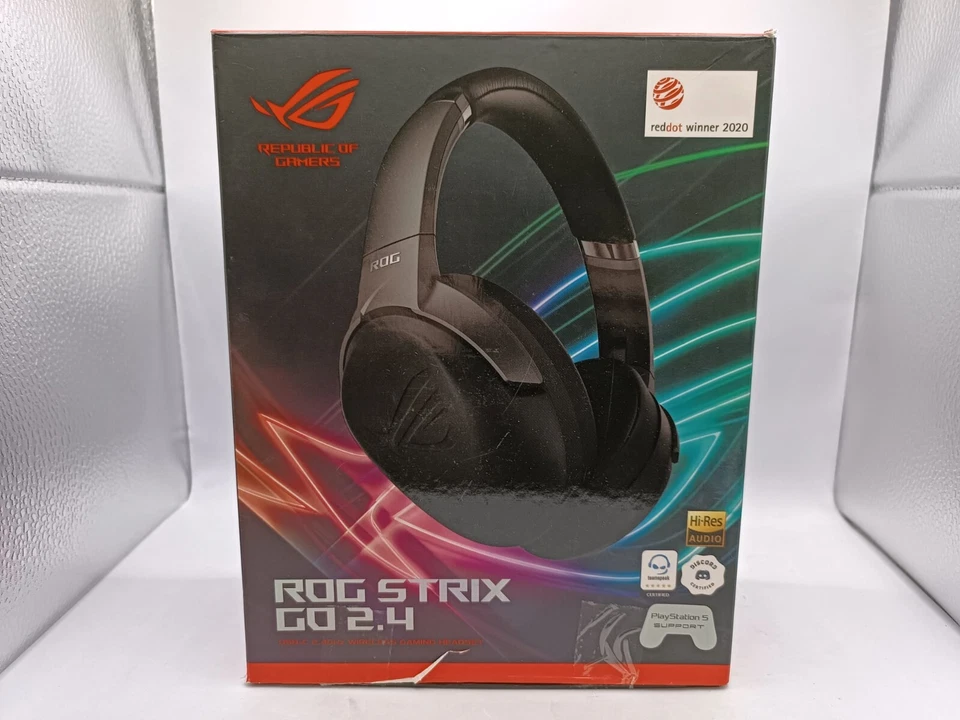 ASUS ROG Strix Go 2.4 Gamingheadset, kabelgebunden und kabellos , Schwarz - Bild 2 von 4