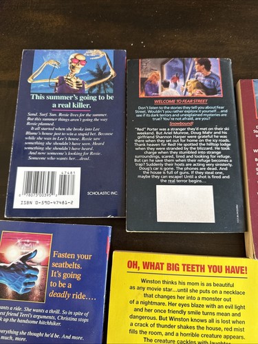 Fear Street: Lot by R.L.Stine, and Other Horror Books. Claw, Vampire Mom - Picture 15 of 16