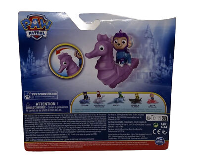 Paw Patrol Aqua Pups Coral and Seahorse Mer-Pup Cockapoo Skyes