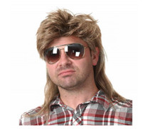 Wigs for Men 80S Costumes Fancy Party Accessory Cosplay Light Bro