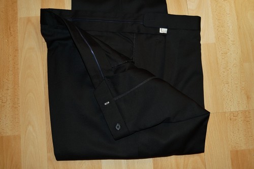 Pantalón como nuevo TAILOR HOFF cintura plisada talla 54 negro Peter hombre - Imagen 3 de 5