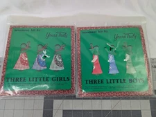 Yours Truly Three Little Girls Boys Ornament Kit