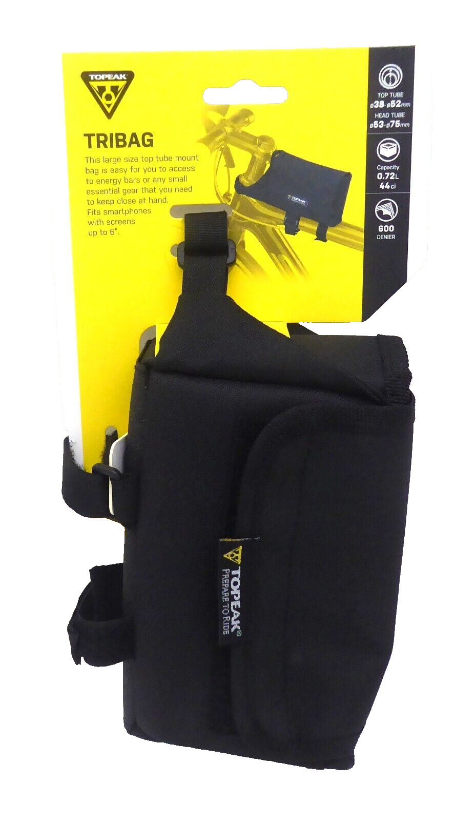 Topeak Tribag Top Tube bag, Large, Black