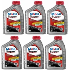  Full Case of 6 Quarts Mobil Super Synthetic Blend 10W30 Engine Motor Oil - SALE