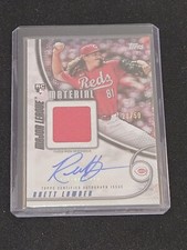 2025 Topps Series 2 Rhett Lowder Major League Material Rookie Jersey Auto 20/50