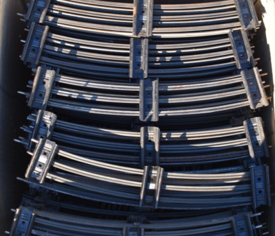 40 Rails Courbes Hornby Ecart. 0 Avec Devers 3 Rails 1950