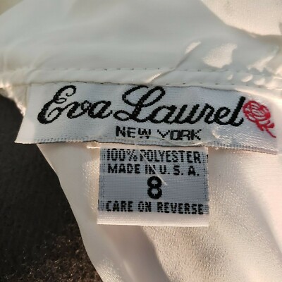 Chemisier Femme Eva Laurel – Ivoire – Taille 8 – Dentelle Et Ornements Crochet – Occasion Très Bon état