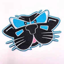 Cute Cartoon Animal Panther Iron-On Patches | Football North Carolina Charlotte