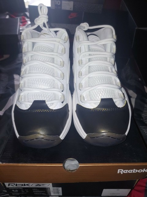 reebok question gold toe