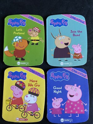 Peppa Pig: Me Reader Jr: Electronic Look and Find Reader Books x 4