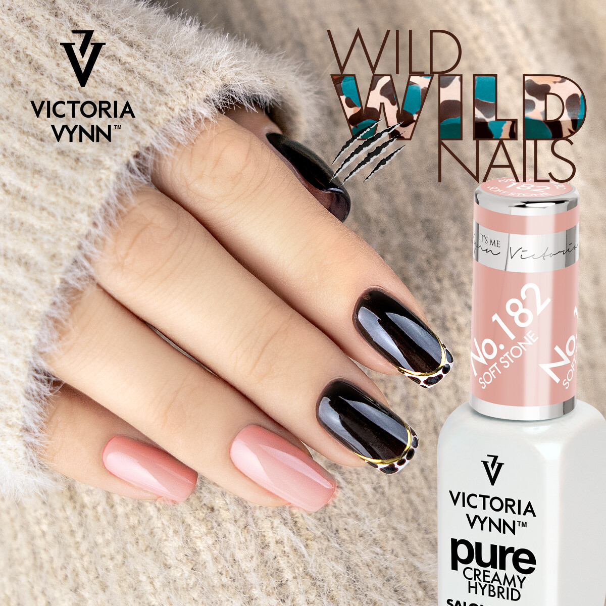 Victoria Vynn Pure Creamy Hybrid Gel Nail Polish 182 Soft Stone - Image 2