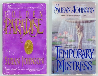 Historical Romance Lot of 2 Paperback by Susan Johnson