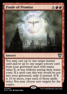 x1 Finale of Promise M MTG Commander: Outlaws of Thunder Junction M/NM, English