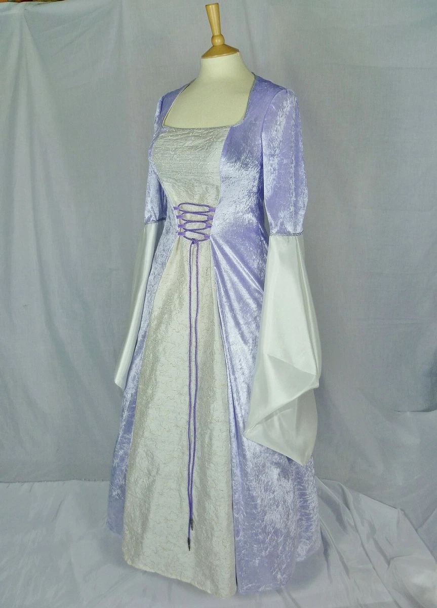 Lavender top medieval dress