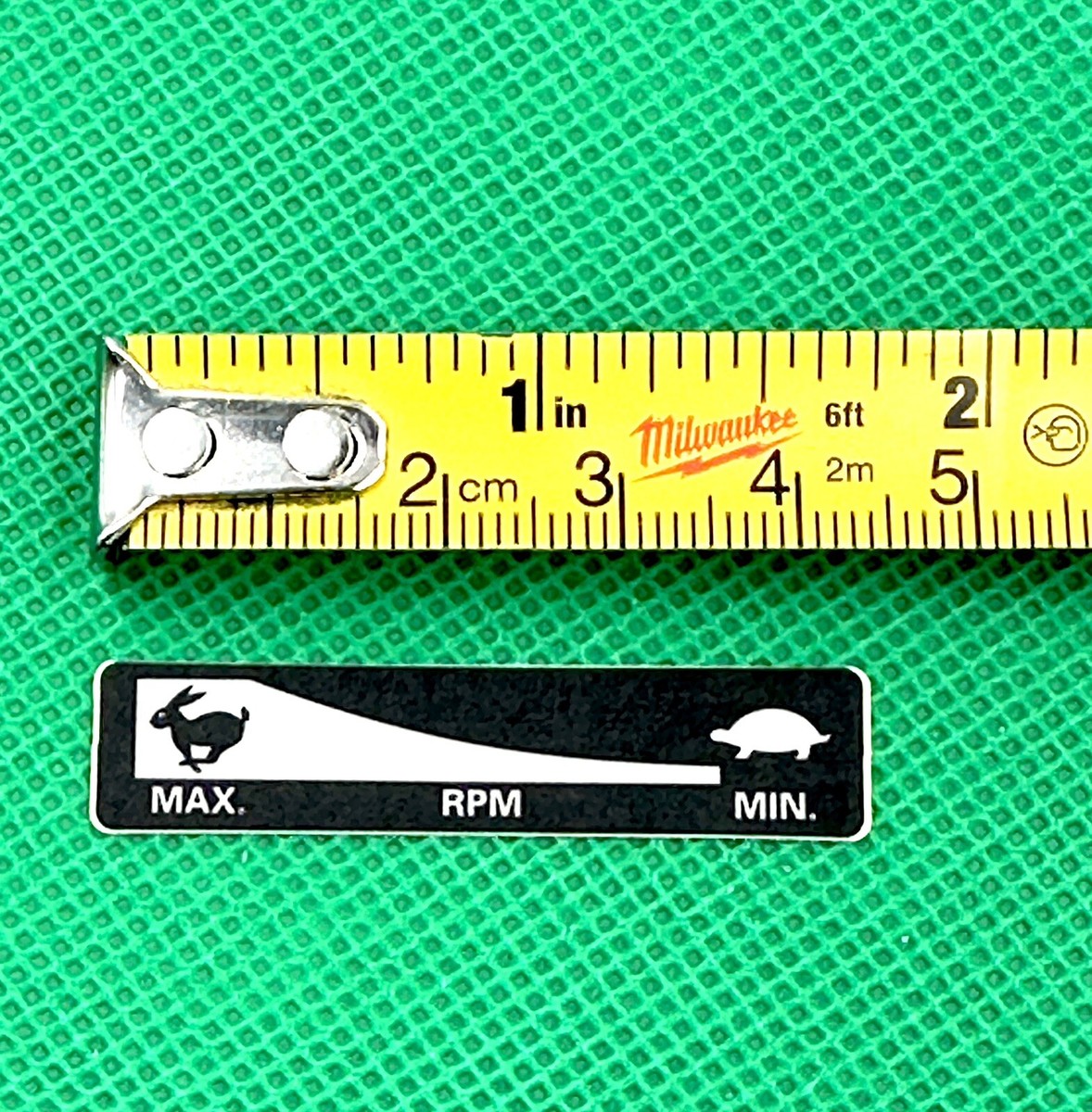 Genuine Honda Emblem 87532-ZH7-000 Mark Decal RPM MAX MIN | eBay