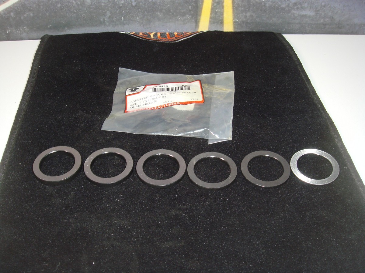Harley Sprocket Shaft Spacers Compensator FXR Shovelhead EVO V