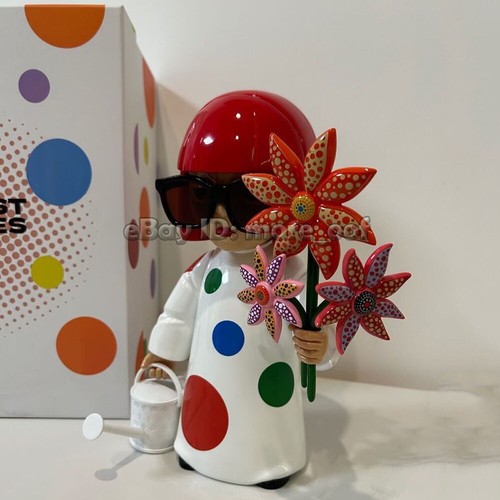 Yayoi Kusama Popcorn Pumpkin Art Sculpture Figure Doll Toy Home Decor Den 1/2 - Picture 1 of 26