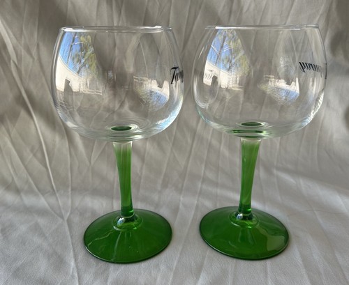 2 Tanqueray Gin Green Long Stem Copa Glass. - Picture 8 of 13