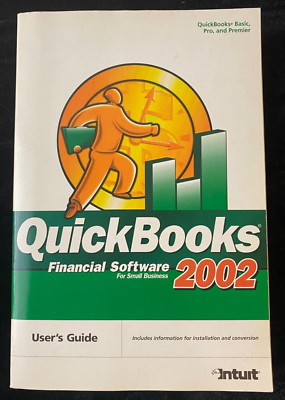 QUICKBOOKS FINANCIAL SOFTWARE USERS GUIDE 2002 | eBay
