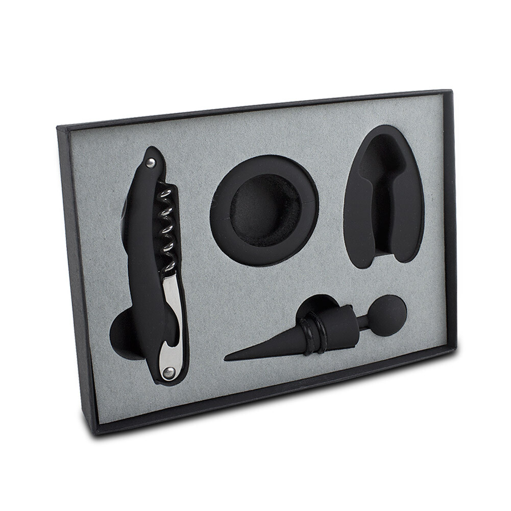 Набор винных инструментов Metro из 4 предметов черный 1890₽