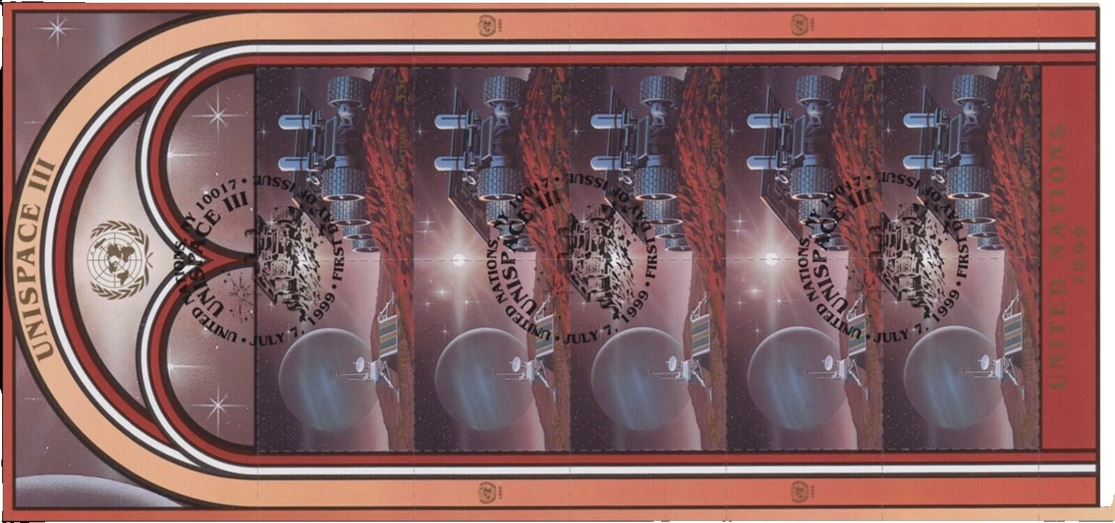 Cancelled to Order/CTO Mint Never Hinged/MNH Space Postal Stamps