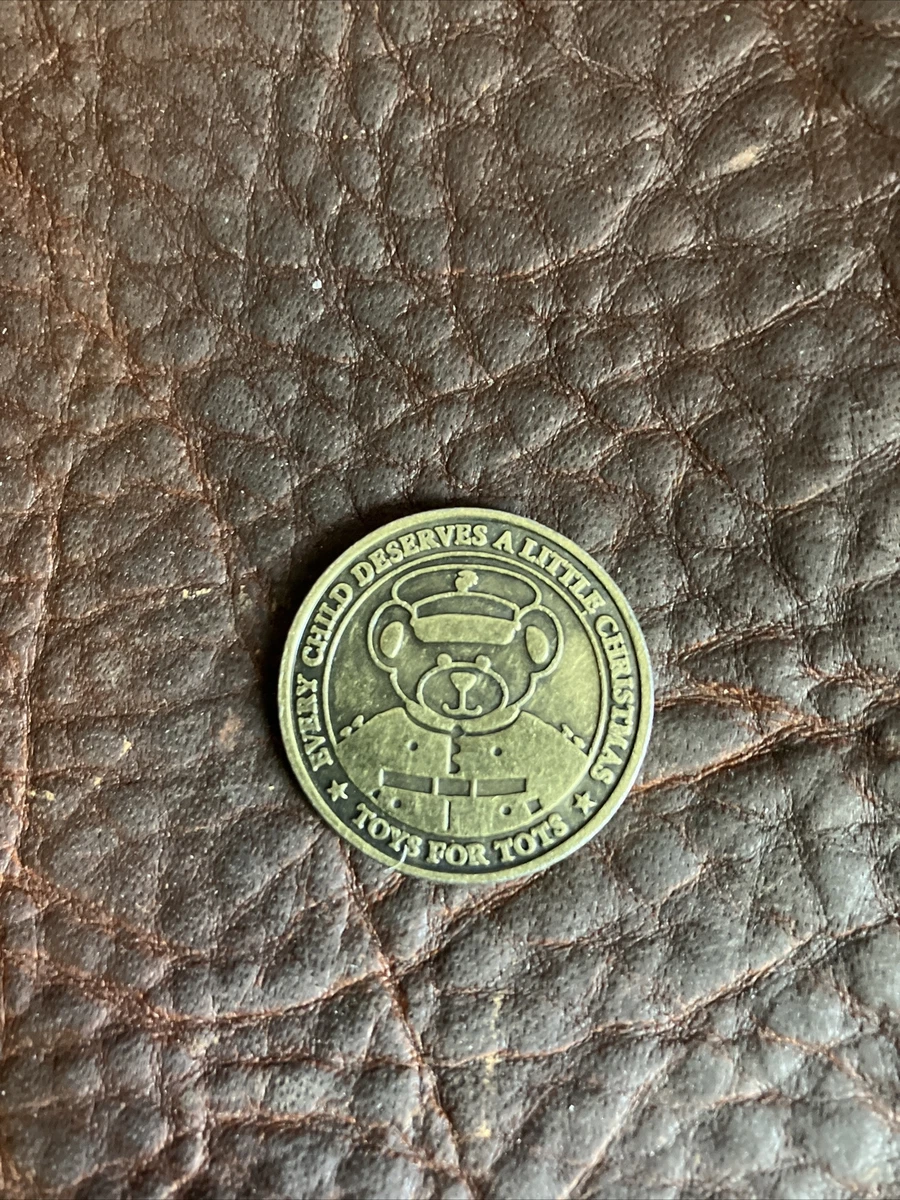 Marine Corps Toys For Tots Coin With Bear Home Alqu