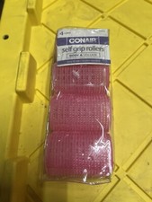 Conair Self-Grip Voluminous Curls Hair Curlers, Large, Pink 4 Ct