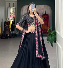 LAUNCHING WEDDING WEAR GEORGETTE LEHENGA CHOLI WITH DUPATTA FOR WOMEN  GIRLS