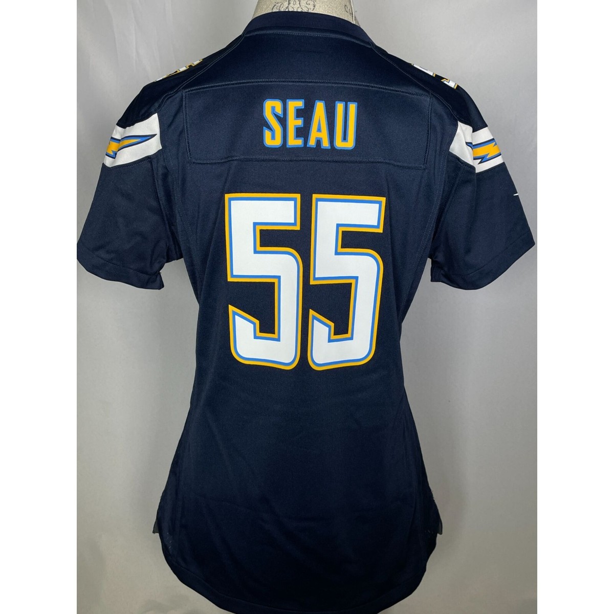 Junior Seau #55 San Diego Chargers NFL NIKE Blue Game Jersey