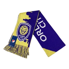 Ruffneck - Unisex MLS Orlando City SC Skyline Reversible Scarf - 66" x 7"