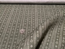 1.75YD  PARKER & JULES Birdlip Hunter Colorway 100% Oyster Linen Fabric Belgium