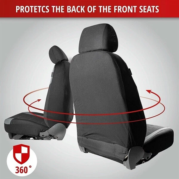 COPRISEDILI PER MINI CLUBMAN 2007-in poi 13425 NERO FODERE AUTO COMPATIBILI - Immagine 4 di 4