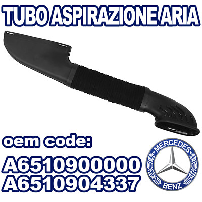 AIR SUCTION FLEXIBLE HOSE for Mercedes Class A B A6510900000 A6510904337