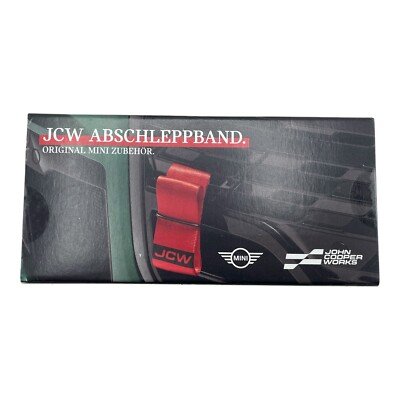 Genuine John Cooper Works MINI JCW Tow Strap 72155B3a306 fits F65