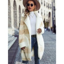 Plaid Button Down Coat with Pockets