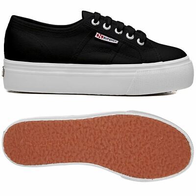 superga platform nere e bianche