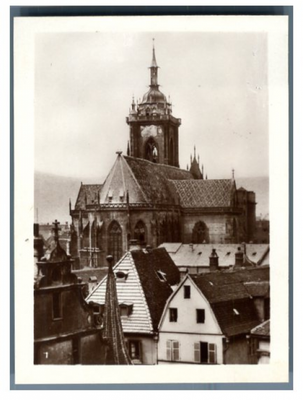 Tirage Vintage De Strasbourg Vers 1920 - Format 6x6 Cm - Tirage Argentique Original - Réf. DC4549