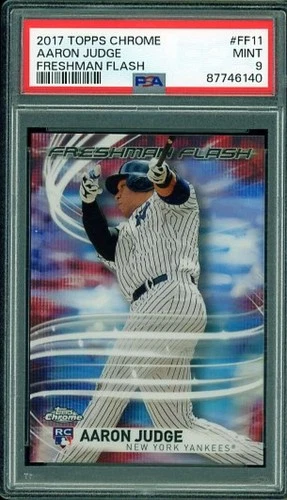 Aaron Judge Rookie Card 2017 Topps Chrome Freshman Flash #FF11 PSA 9