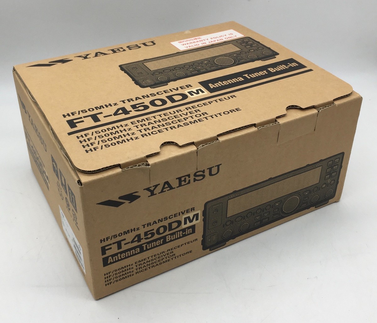 現状品 ヤエス 無線機 FT-450DM トランシーバー アマチュア ITBQF9CR9O9I-YR-Z30 byebye Tested】Yaesu FT-450DM HF/50MHz Transceiver 50W with Mic