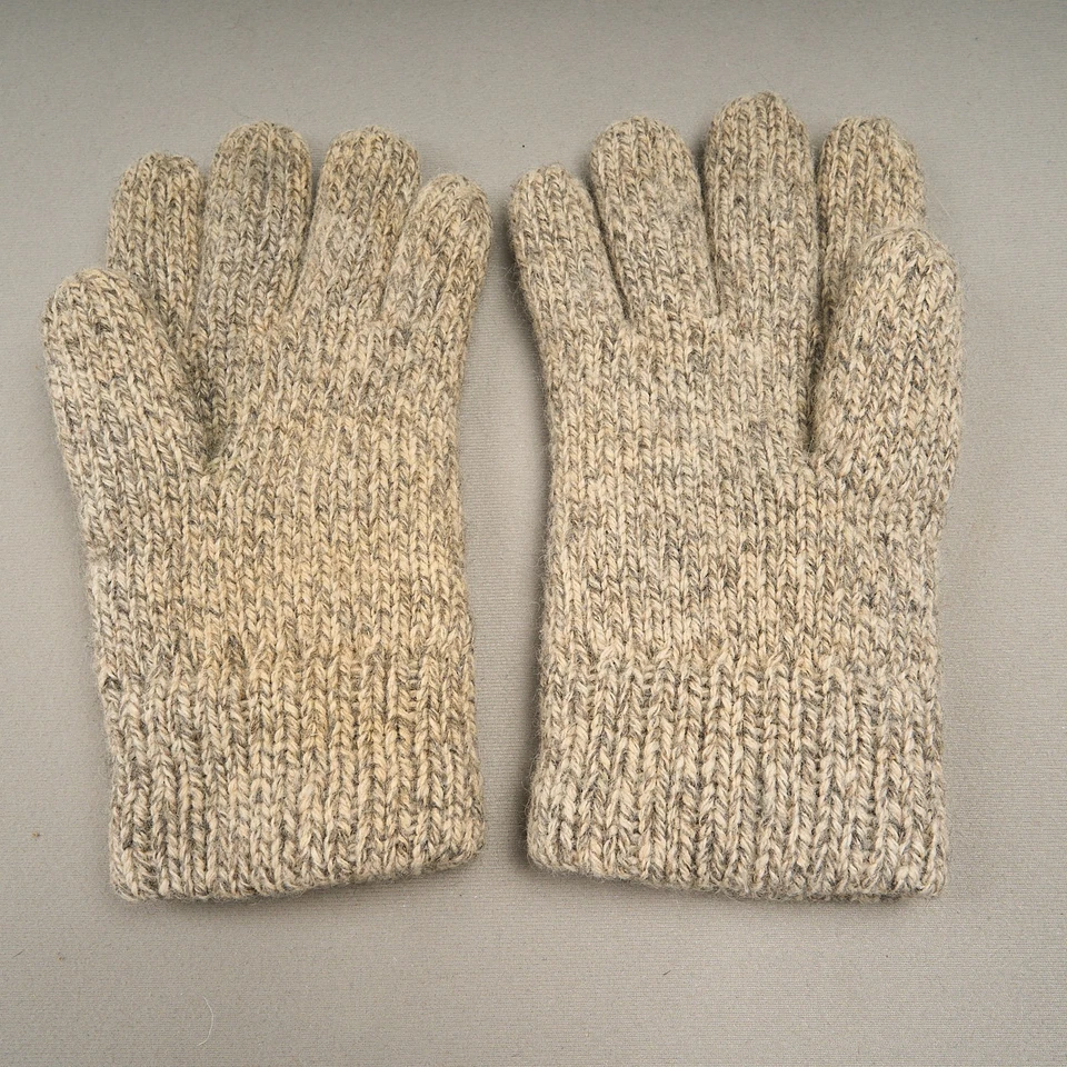 Mens Thinsulate Wool Blend Gloves Insulated Lined Warm Outdoor Ragg One Size - Image 2 of 4