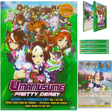 DVD Uma Musume Pretty Derby Season 1-3 Cinderella Gray Vol.1-52 End Movie ONAS