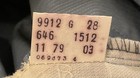 NOS Vintage 1979 Levis 646-1512 Corduroy Bell Bottom Powder Blue NWT Pants 28x34 — photo 7